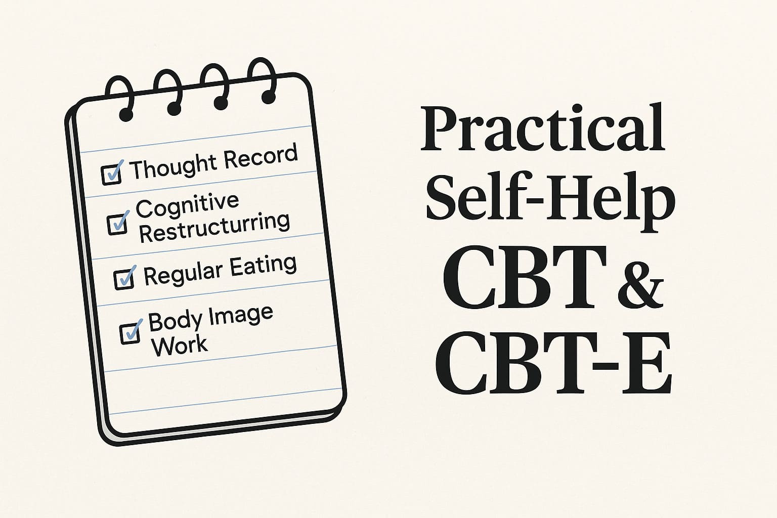 راهنمای کاملاً کاربردی و عملی CBT و CBT-E برای خودیاری